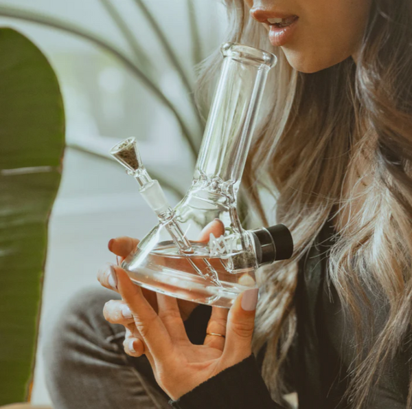 woman smoking a waterpipe