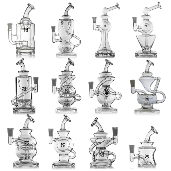 Buy Online Black & White Glass Mini Dab Rig at Haze Emporium USA