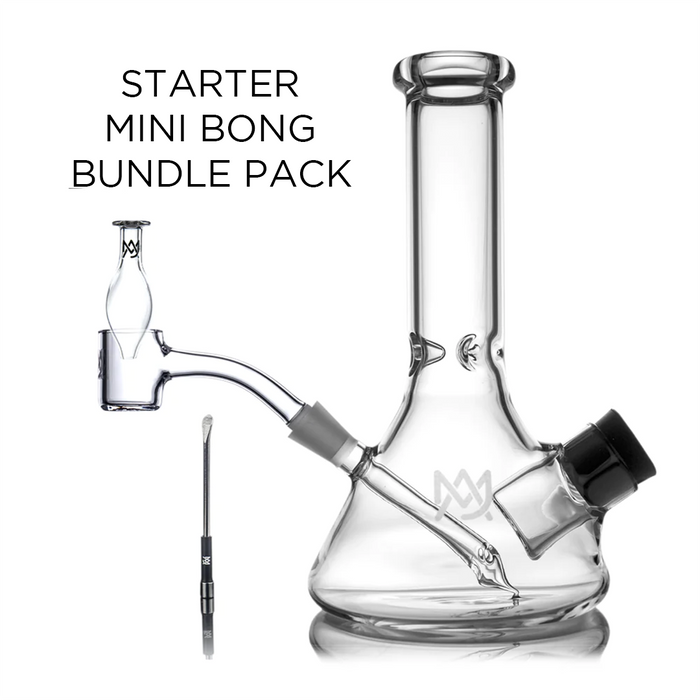 Starter Mini Bong Bundle Pack