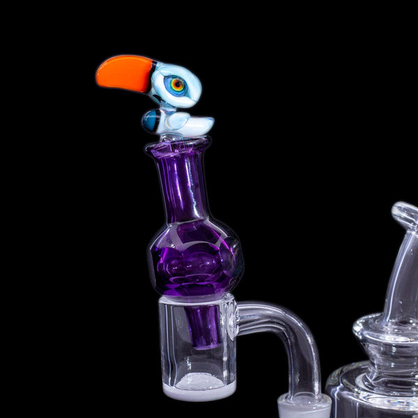 RJ Glass Purple Bubble Cap MJ Arsenal 